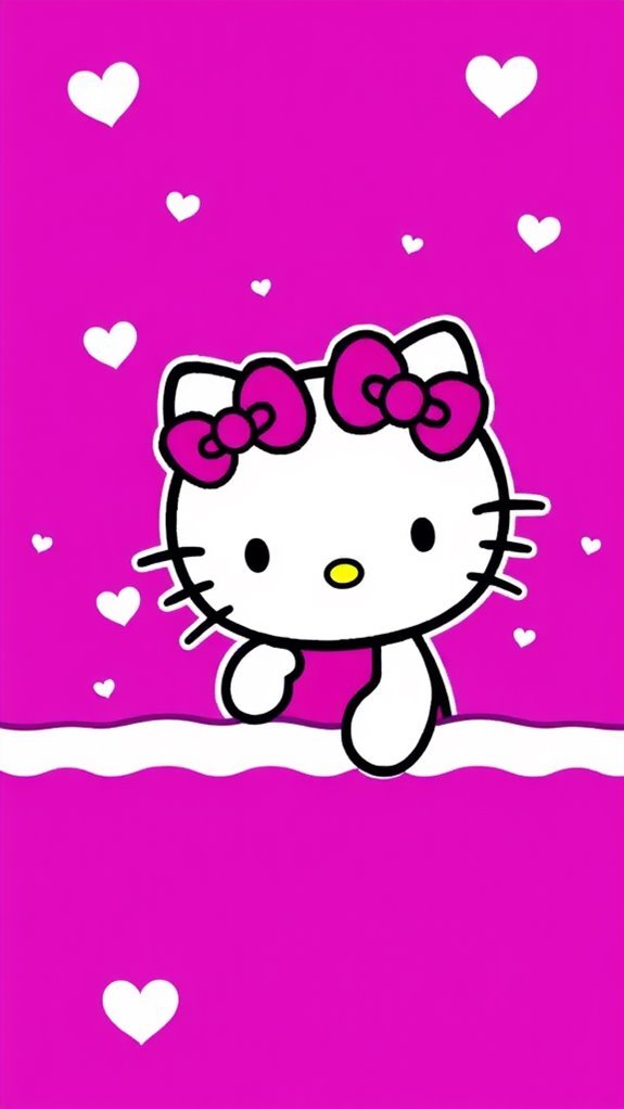 Charming Playful Vibrant Decor Phone Wallpaper