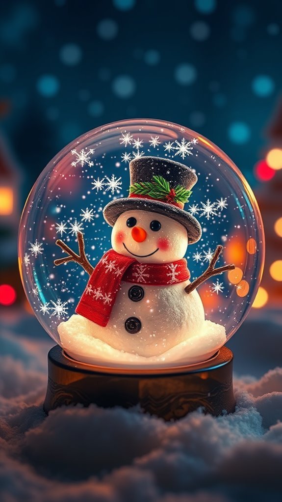 Enchanting Winter Themed Decor Phone Wallpaper Enchanting Winter Themed Decor Phone Wallpaper