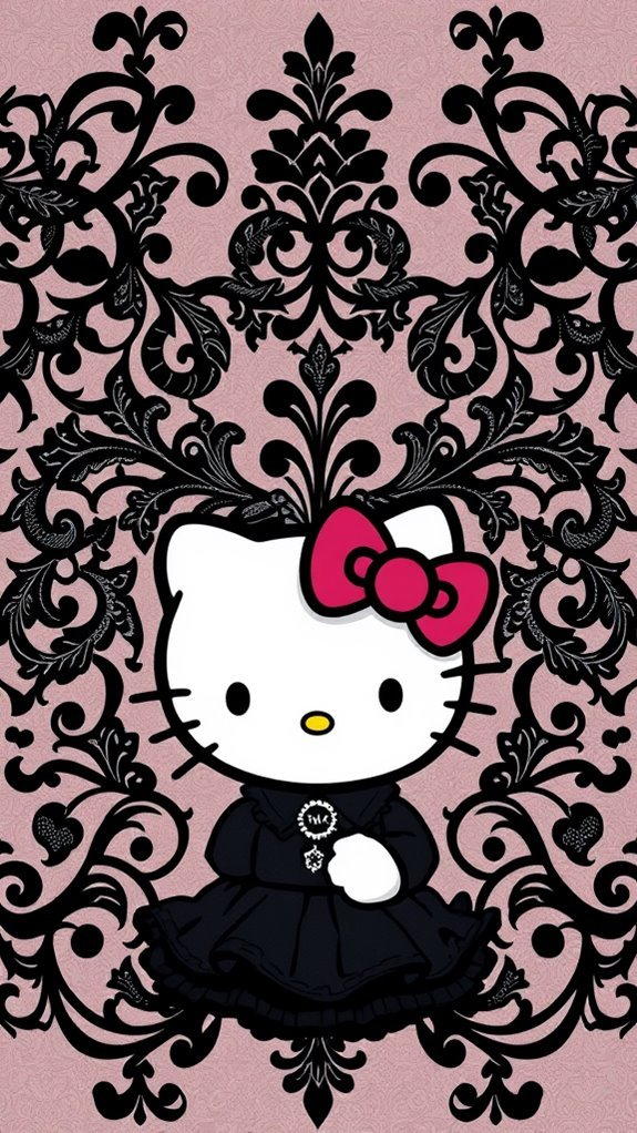 Gothic Charm And Beauty Phone Wallpaper