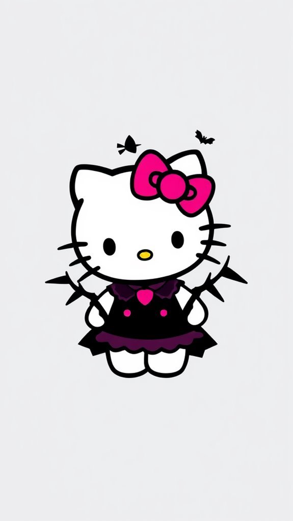Gothic Hello Kitty Creations Phone Wallpaper Gothic Hello Kitty Creations Phone Wallpaper