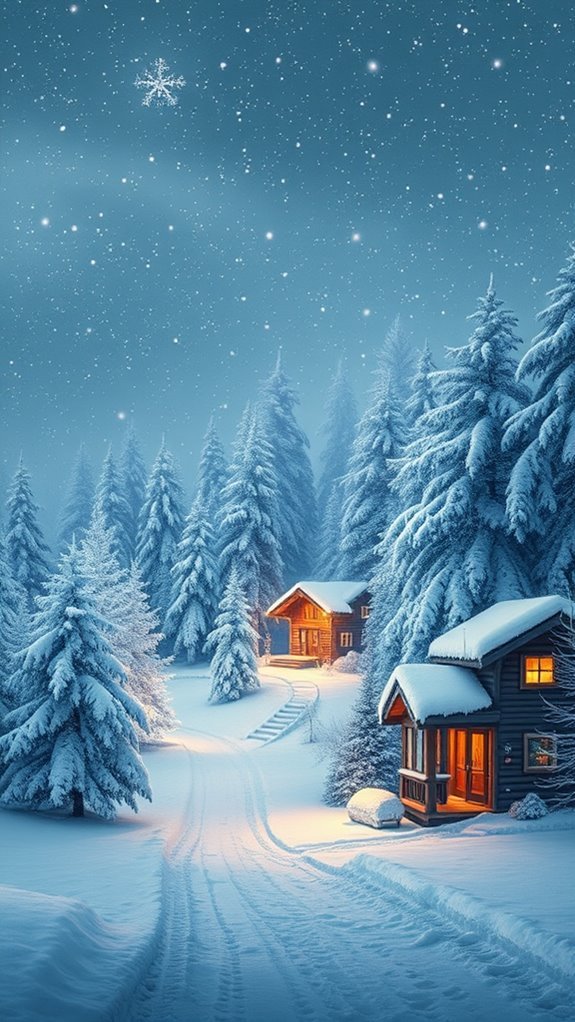 Magical Winter Wonderland Scenes Phone Wallpaper Magical Winter Wonderland Scenes Phone Wallpaper